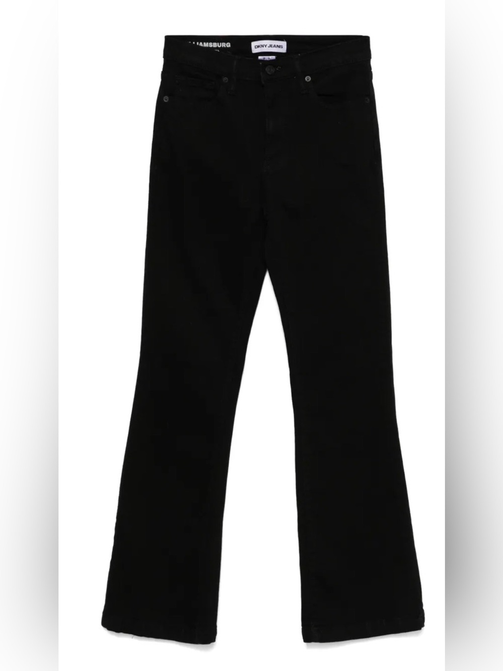 DKNY Black Flare Jeans - Classic Five-Pocket Style